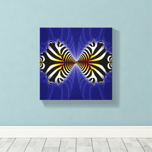 Küssen von Fischdesign auf Leinwand (Insitu (Holzboden))