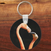 Küssen von Flamingos Schlüsselanhänger (Vorderseite)