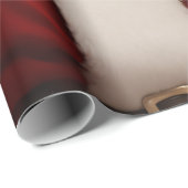 Küssen von Herrn und Frau Santa Claus Geschenkpapier (Rolleneckpunkt)