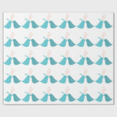 Küssen von Partridges Umschlagpapier Geschenkpapier (Flach)