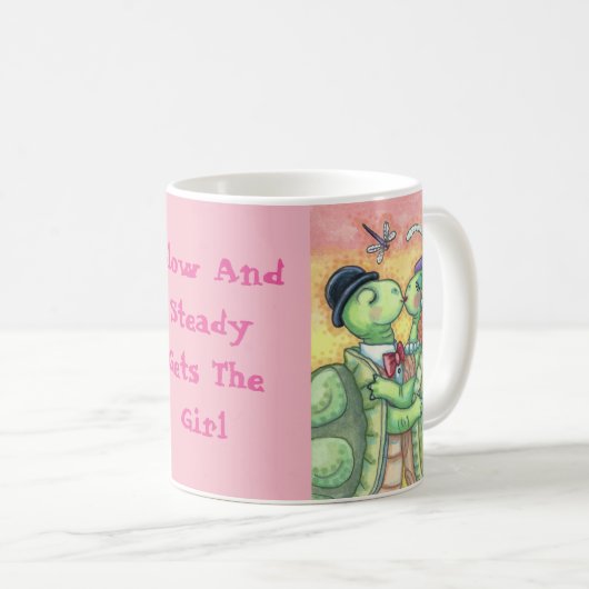 Küssen von Schildkröten VALENTINE TORTOISE TASSE * (VorderseiteRechts)
