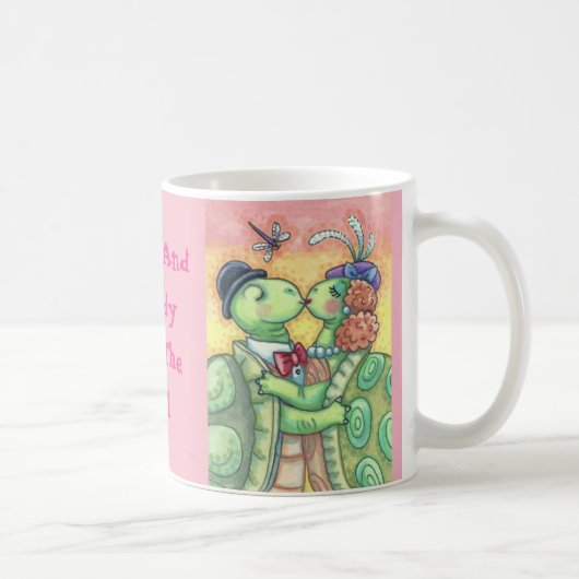 Küssen von Schildkröten VALENTINE TORTOISE TASSE * (Rechts)