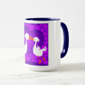 Küssende Enten, Tasse (VorderseiteRechts)