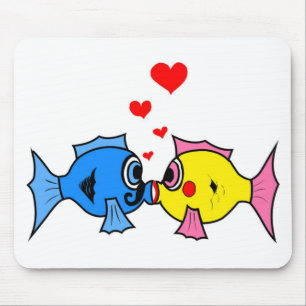 KUSSENDE FISCHE MOUSEPAD