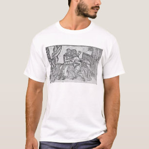 Küssende Paare, Illustration 'Roxburghe Balladen T-Shirt