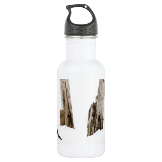 Küssende Pinguine - Wasserflasche (Rückseite)