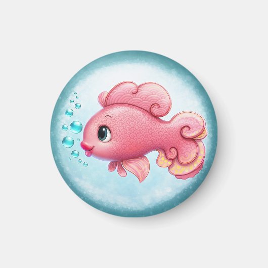 Küssender Fisch Magnet (Vorne)