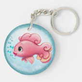 Küssender Fisch Schlüsselanhänger (Rückseite)