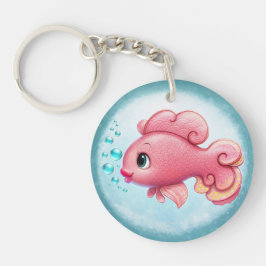 Küssender Fisch Schlüsselanhänger
