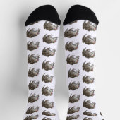 Küßender Frosch Socken (Oben)