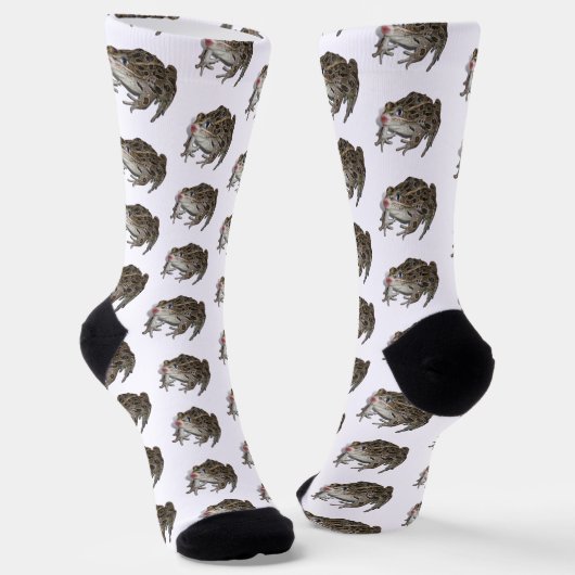 Küßender Frosch Socken (Gewinkelt)
