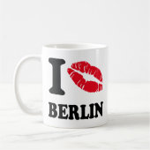 Kussherz BERLIN der Liebe I Kaffeetasse (Links)