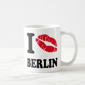 Kussherz BERLIN der Liebe I Kaffeetasse