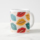 Kussmuster Jumbo-Tasse (Vorderseite Rechts)