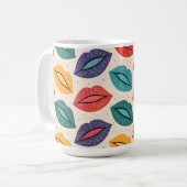 Kussmuster Kaffeetasse (Vorderseite Links)