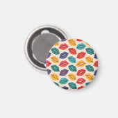 Kussmuster Magnet (Vorderseite/Rückseite)