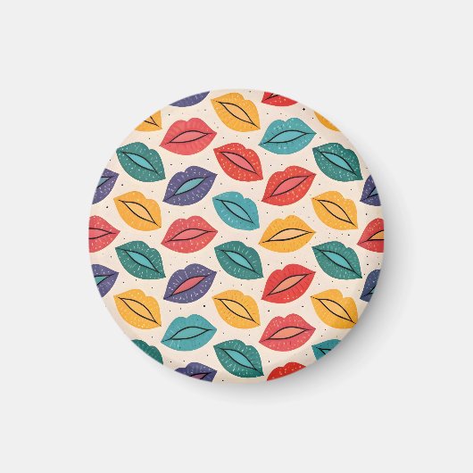 Kussmuster Magnet (Vorne)