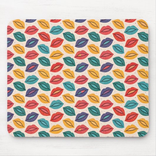 Kussmuster Mousepad (Vorne)