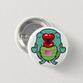 Küssschildkröte Button (Vorne & Hinten)
