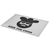 Küsst das Koch-Glasschneidbrett mit Koch-Image Schneidebrett (Ecke)