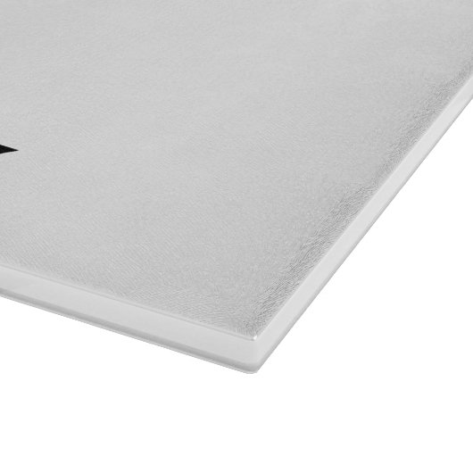 Küsst das Koch-Glasschneidbrett mit Koch-Image Schneidebrett (Ecke)