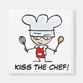 Küsst den Koch-Magneten Magnet (Vorne)