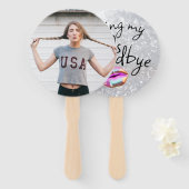 Küsst du meine "20er" Personalisiert Fächer (Vorne und Hinten)