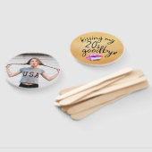 Küsst du meine "20er" Personalisiert Fächer (Non-assembled)