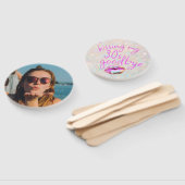 Küsst du meine "30er" Personalisiert Fächer (Non-assembled)