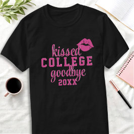 Küsste Uni Auf Wiedersehen Jahr Abschluss T-Shirt