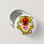 Küsstiger Button (Vorne & Hinten)