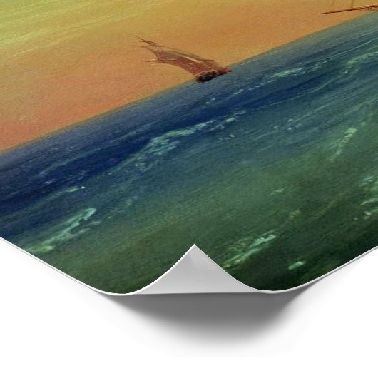 Küste, Aivazovsky Poster (Ecke)