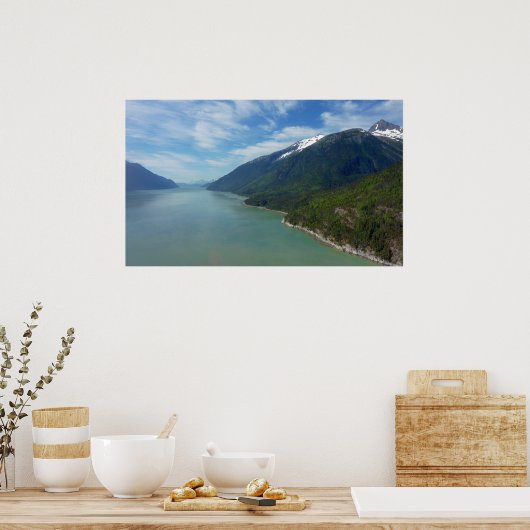 Küste Alaskas III Poster (Küche)