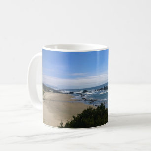 Küste am Siegel Rock, Oregon Kaffeetasse