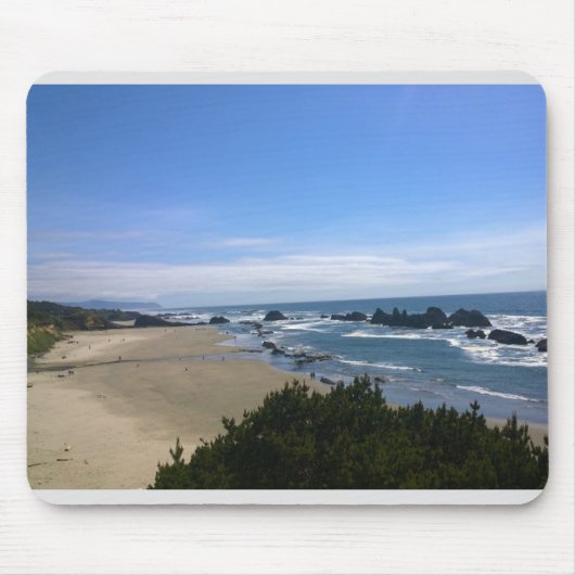 Küste am Siegel Rock, Oregon Mousepad (Vorne)