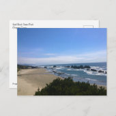 Küste am Siegel Rock, Oregon Postkarte (Vorne/Hinten)