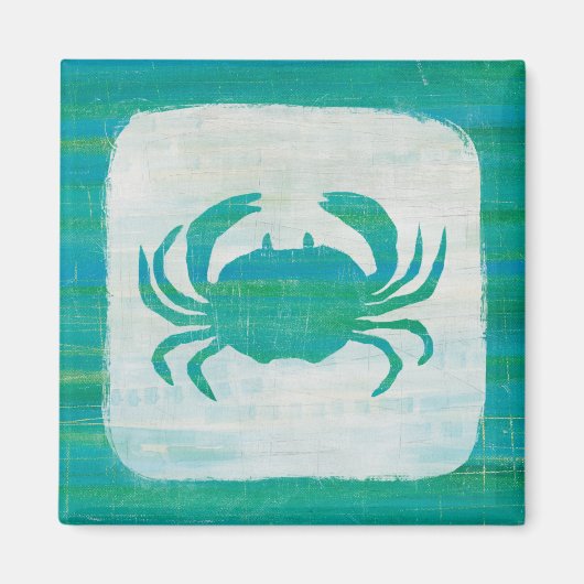 Küste | Aqua Crab Magnet (Vorne)