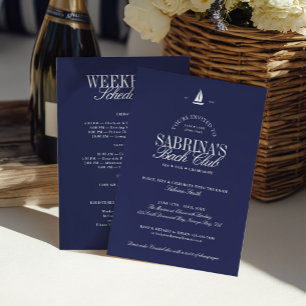 Küste Bachelorette Wochenende Ausflug Einladung