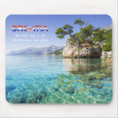 Küste bei Brela | Dalmatien | Kroatien Mousepad (Vorne)