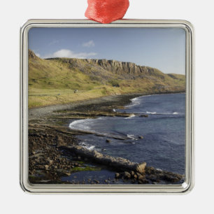 Küste bei Duntulm, Isle of Skye, Schottland, Verei Silbernes Ornament