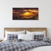 Küste bei Sonnenuntergang Leinwanddruck (Insitu (Schlafzimmer))