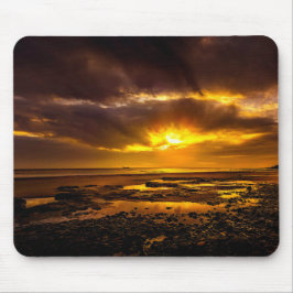 Küste bei Sonnenuntergang Mousepad