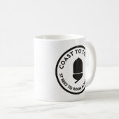 Küste bis Küste - St Bienen bis Robin Hood's Bay Kaffeetasse (VorderseiteRechts)