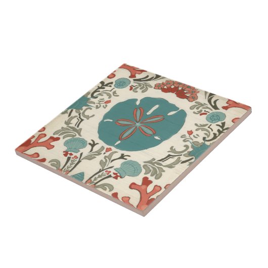 Küste - Damask I Fliese (Seite)