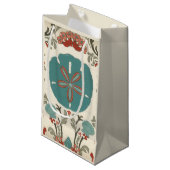 Küste - Damask I Kleine Geschenktüte (Vorderseite Schrägansicht)