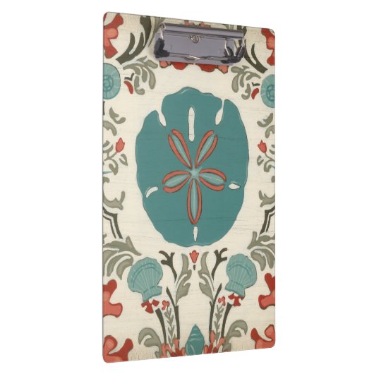 Küste - Damask I Klemmbrett (Rechts)