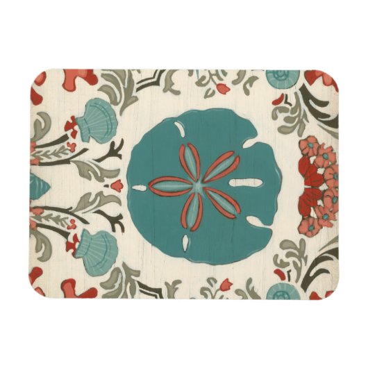 Küste - Damask I Magnet (Horizontal)