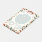 Küste - Damask I Post-it Klebezettel (angewinkelt)