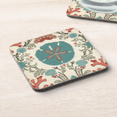 Küste - Damask I Untersetzer (Linke Seite)