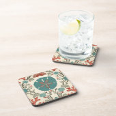 Küste - Damask I Untersetzer (Rechte Seite)